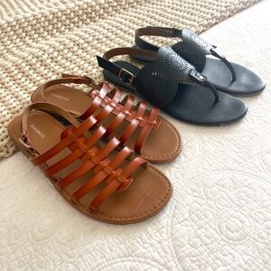 Two pairs of Women’s size 8 sandals